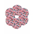 thumbnail image 7 of 15 Inch Round Placemats Set of 6, Valentine's Day Non Slip Heat Insulation PP Table Mats, Pink Blue Red Striped Dots Love Vintage Washable Place Mats for Kitchen Dining Party Table Decor, 7 of 7