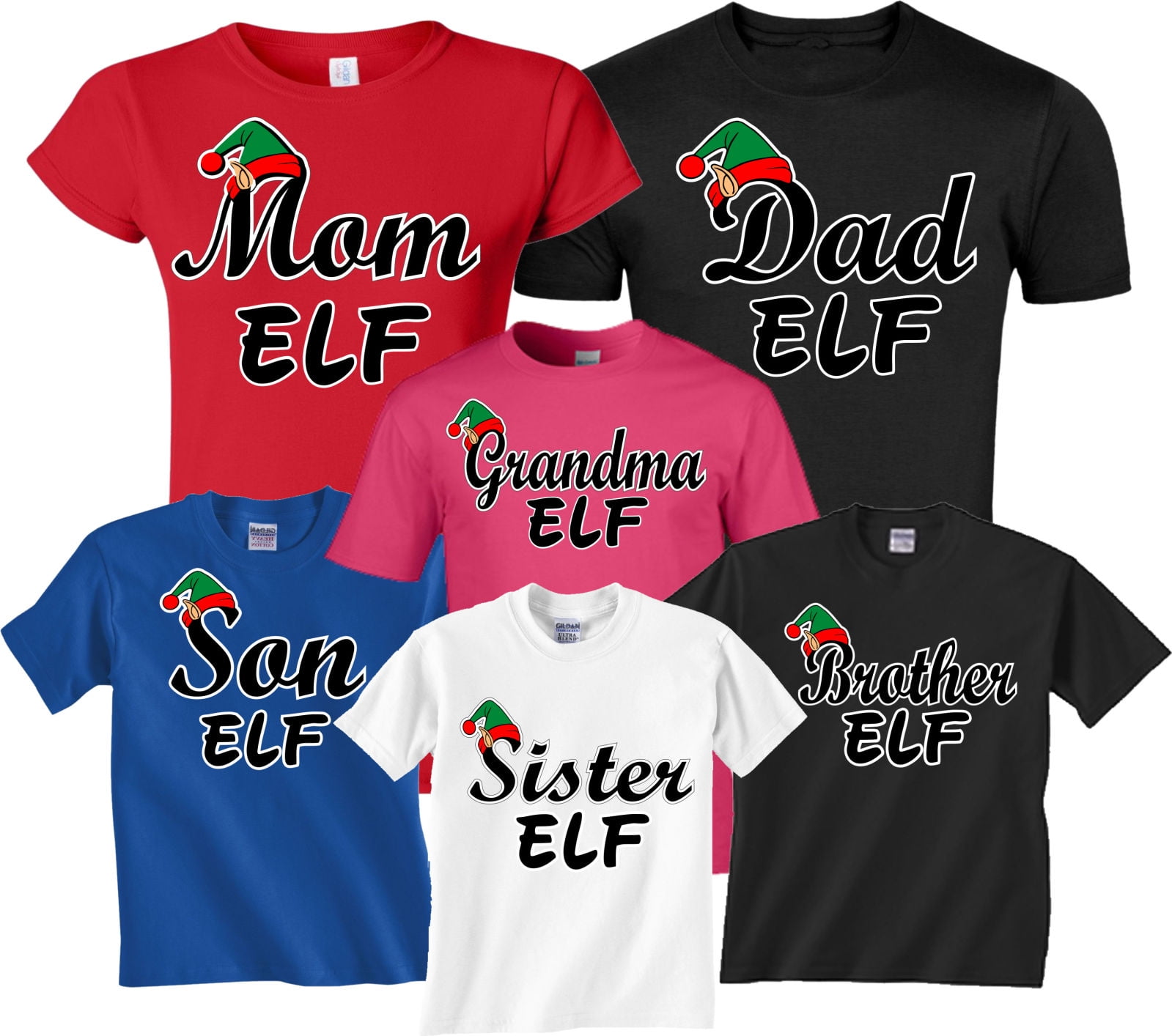 Christmas Word Tree Grandma Gift Jersey LS T-Shirt Mom Gift Sister Brother Dad Gift