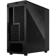 Fractal Design North Charcoal Black Chassis with Walnut Front and Dark Tempered Glass Side Panel ATX Mid Tower Computer Case