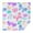 White-2, variant on Butterfly Square Tablecloth 42x42in-Waterproof Polyester Printed Table Cover, Wrinkle Resistant & Washable for Kitchen Dining Picnic Party Decor, Buffet Table, Holiday Party, Dinner, Wedding