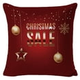 thumbnail image 1 of hirigin Christmas Throw Pillow Cover, Elk/Snow/Tree/Letters Print Pillowcase Decor for Sofa Bedroom, 1 of 7