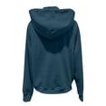 thumbnail image 5 of Fashion Hoodie for Womens Pullover Plus Size Loose Casual Solid Color Round Neck Long Sleeved Sweatshirt, 5 of 6