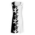 thumbnail image 4 of WILLBEST Robe Femme Robe de Plage Mode Rayée Sans Manches Dos Nu Camisole Plage Mini, 4 of 5