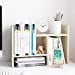 thumbnail image 3 of Jerry & Maggie - Desktop Organizer Office Storage Rack Adjustable Wood Display Shelf - Free Style Double H Display - True Natural Stand Shelf - White Wood Tone, 3 of 10