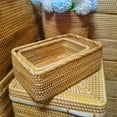 thumbnail image 5 of SPRING PARK Rattan Storage Basket Makeup Organizer Multipurpose Container, 5 of 7