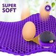 thumbnail image 2 of Gel Seat Cushion for Long Sitting - Thick & Extra Large, Gel Cushion for Wheelchair Soft, 2 of 6
