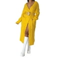 thumbnail image 2 of Txlixc Estilo de moda de las mujeres juego abierto chaqueta de manga larga de color sólido Txlixc moda, 2 of 7