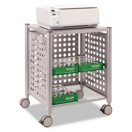 UPC: 0015433520049 | Vertiflex Deskside Machine Stand Two-shelf 21.5w X 17.88d X 27h Matte Gray