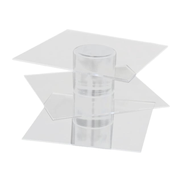 DOLITY Acrylic Cake Stand Cake Tier 3 Tier Flower Organizer Dessert Floating Table Cake Small