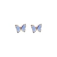 thumbnail image 4 of PVCS Dames Mode Créative Multicolore Diamant Papillon Boucles d'Oreilles, 4 of 4