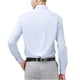thumbnail image 4 of Camisa de manga larga con botones y bolsillo de negocios sólidos para hombre Pompotops  oipoqjl27658, 4 of 7