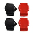 thumbnail image 2 of SPRING 4PCS Car Battery Terminal Rubber Covers For Car Vehicles RV Boat Red Black Battery Terminal Rubber Covers, 2 of 9
