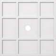 thumbnail image 1 of Ekena Millwork CMP30RK-03000 30 in. OD x 3 in. ID Square Rubik Architectural Grade PVC Contemporary Ceiling Medallion, 1 of 1