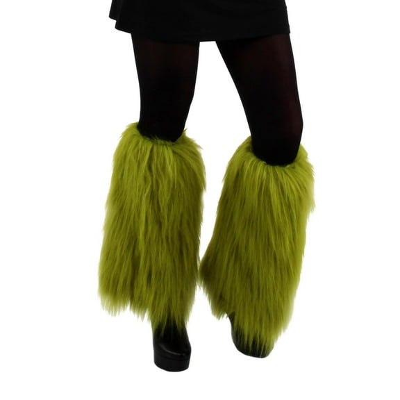 Grinch Fuzzy Leg Warmers