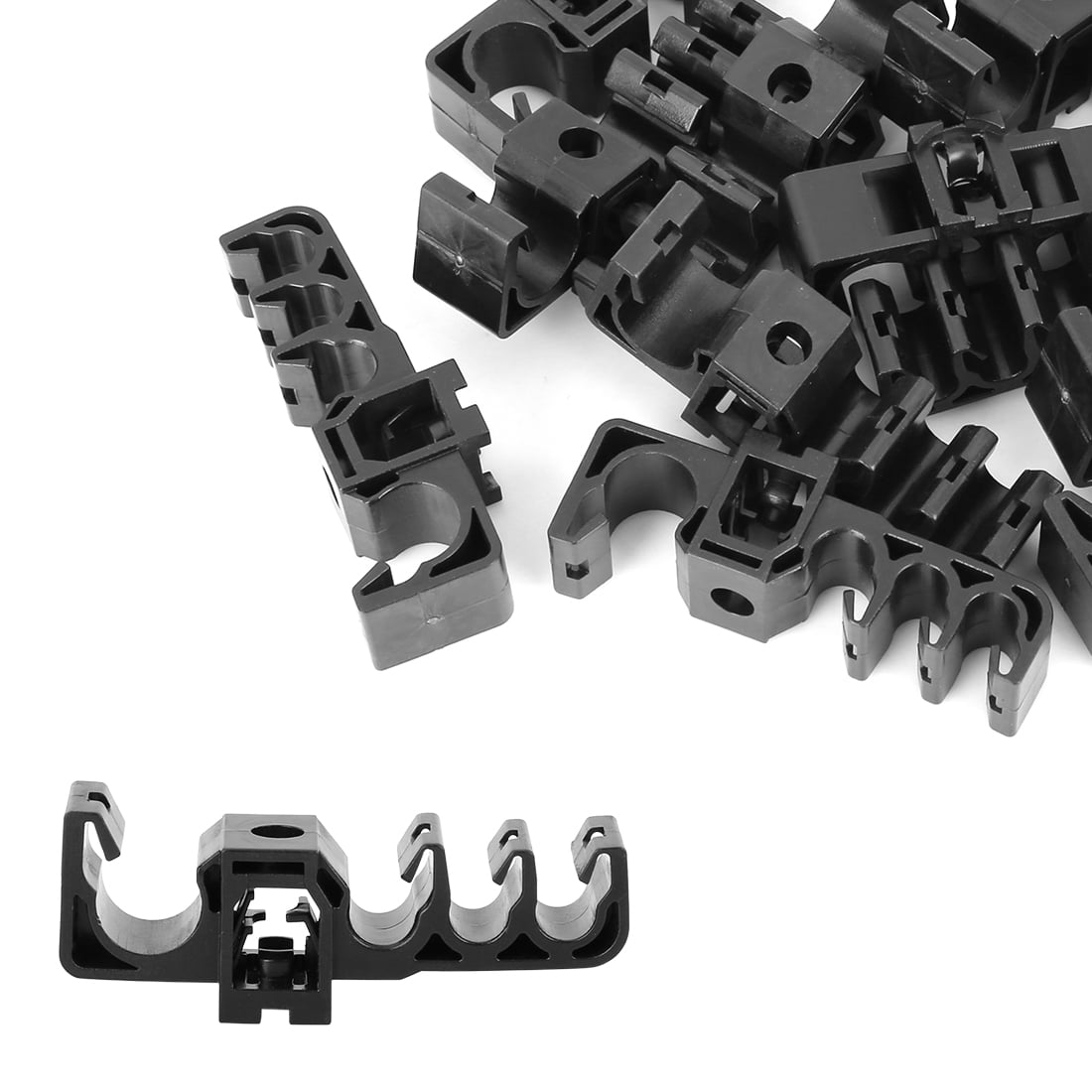 Car Wiring Harness Retainer Clip 4pcs 62.8mm Plastic 4 Way for Toyota