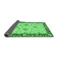 thumbnail image 2 of Ahgly Company Indoor Square Oriental Emerald Green Traditional Area Rugs, 8' Square, 2 of 4