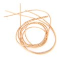 thumbnail image 1 of Herwey Copper Wire Sewing String,Stitch Thread,Embroidery Thread Copper Wire Sewing Stitching Gloss 1.5mm  Dia. Manual DIY String, 1 of 8