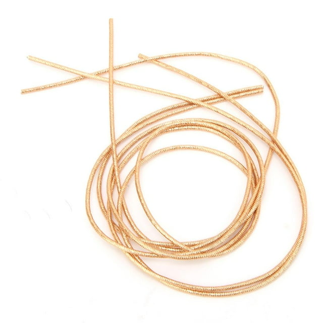Herwey Copper Wire Sewing String,Stitch Thread,Embroidery Thread Copper Wire Sewing Stitching Gloss 1.5mm Dia. Manual DIY String