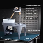 VEVOR Gem Faceting Machine, 180W Jewelry Lapidary Cutting Polisher with Faceted Manipulator, Gemstone Polishing Machine DIY, Gem Faceting Machine 2800RPM, Lapidary Polisher for Jade, Stone, Cutting