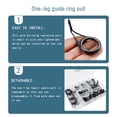 thumbnail image 4 of Wosthever Cañas giratorias de pesca, guías, puntas, anillo para los ojos, palo de poste portátil, juego de herramientas de reparación, Pescar, 4 of 6
