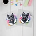 thumbnail image 3 of Funny Watercolor Adorable Scottish Terrier Peeking Through Torn Paper Effect Cutout Transfer Sticker Scottie Dog Lover Gifts Transparent Decal Art Decor - 00026, 3 of 5