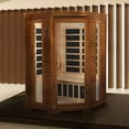 thumbnail image 4 of Dynamic Saunas Bilbao 2 Person FAR Infrared Corner Sauna, 4 of 4