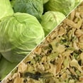thumbnail image 4 of Dried Cabbage Flakes by Its Delish, 1 lb Bulk Bag  Gourmet Dehydrated Chopped Cabbage Vegetables  Easy & Healthy for Cooking Soup, Ramen, Stir Fry Veggies  Vegan, Kosher, 4 of 7