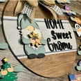 thumbnail image 4 of Interchangeable Wooden Welcome Sign for Front Door - Seasonal Holiday Porch Decor with 19 Replaceable Accessories for Christmas Easter Halloween Thanksgiving Home Outdoor Decoration, 4 of 7