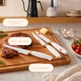 thumbnail image 2 of Beautiful by Drew Barrymore 4 Piece Steak Knife Set, White Icing, 2 of 12