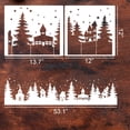 thumbnail image 2 of Plantillas grandes para pintar aldea navideña Zosylley, 2 of 7