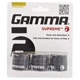 thumbnail image 3 of GAMMA Supreme Overgrip, paquete de 3, gris, para deportes de raqueta, 3 of 7