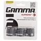 thumbnail image 3 of GAMMA Supreme Overgrip, paquete de 3, gris, para deportes de raqueta, 3 of 7