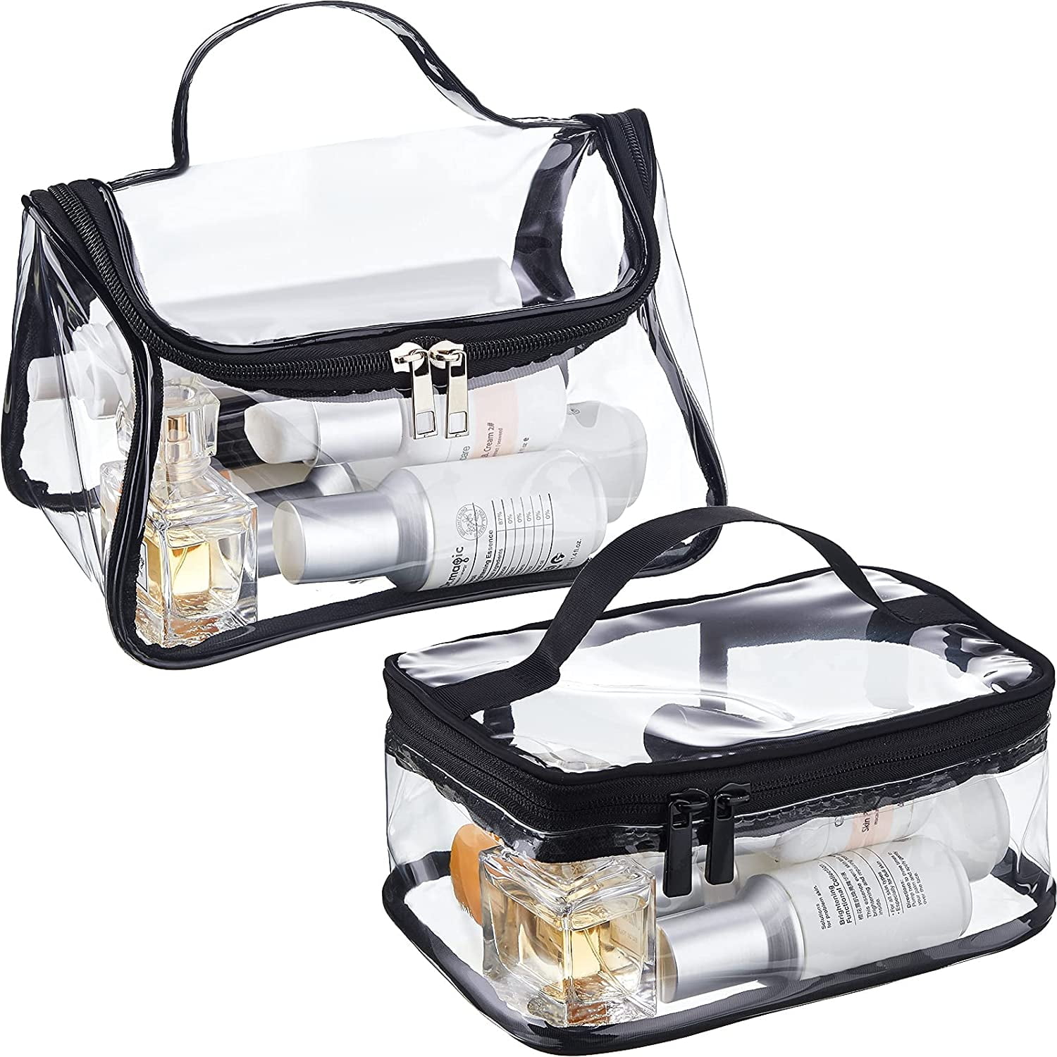 clear toiletry case