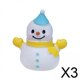 thumbnail image 1 of 3xMicro Estatua Navideña De Muñeco De Nieve En Miniatura, Linda Para Bricolaje, Jardín De Hadas Navideño, Estilo B, 1 of 10