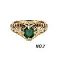 thumbnail image 3 of Qarigey Anillo de Metal brillante, joyería de mano DIY, fiesta, vacaciones, moda, pareja elegante, ropa, decoración de nudillos Ropa, zapatos y accesorios Miscelánea talla 7 Qarigey AP017300-02, 3 of 6