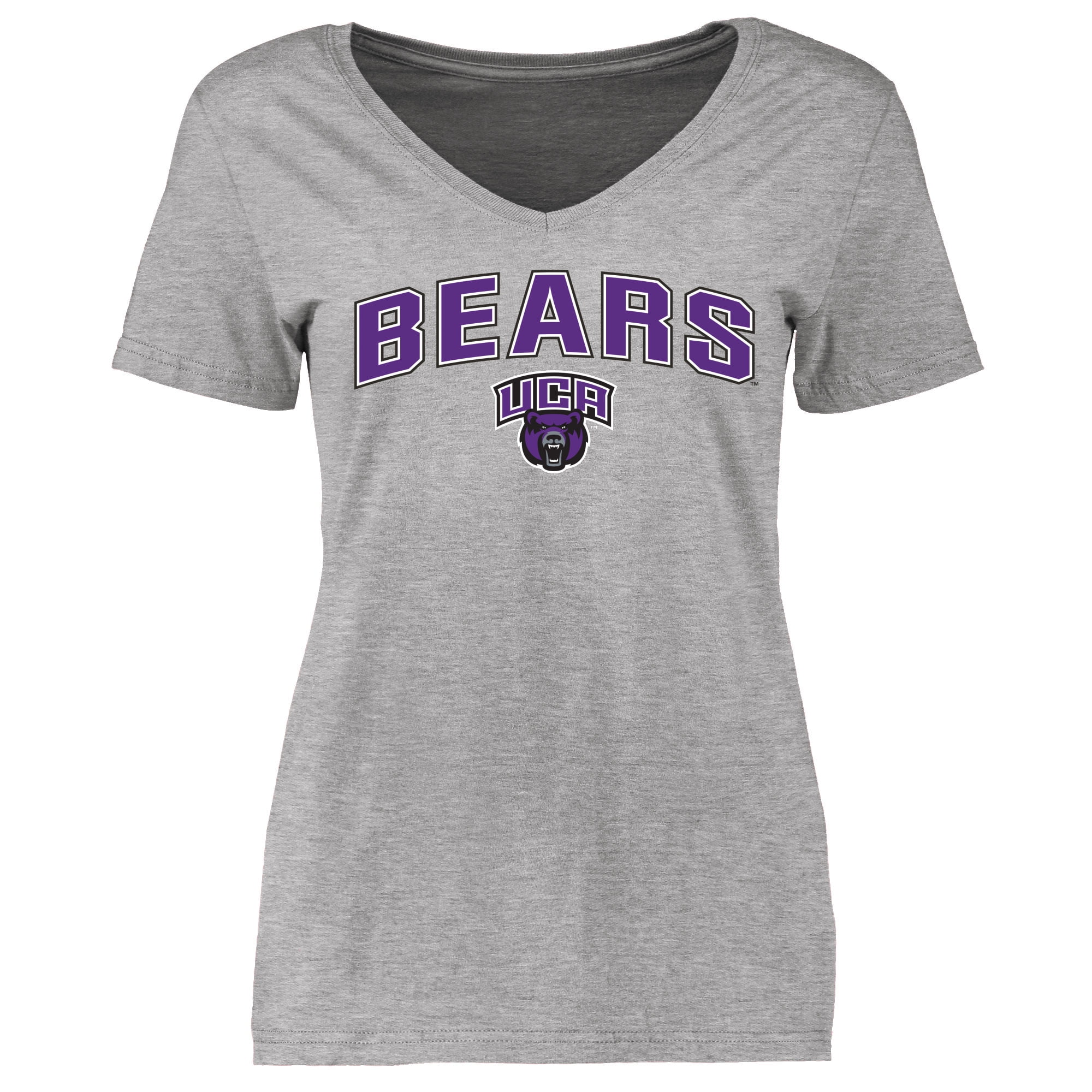 Women's Ash Central Arkansas Bears Proud Mascot T-Shirt