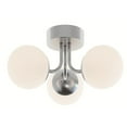 thumbnail image 2 of Afx METC15L30D1SN Metropolitan 16" Wide Led Semi-Flush Ceiling Fixture - Nickel, 2 of 5