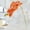 Orange, variant on Artificial Orchid Stems 17.7inch 5 Heads Fake Orchid Flower Real Touch Orchid Flower Silk Phalaenopsis for Home Decor Wedding Centerpieces White Green Pink Orange