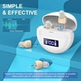 thumbnail image 6 of SUWU Hearing Aids, Digital Rechargeable Hearing Aids for Seniors with Noise Cancelling, Hearing Assist Device for Hearing Loss, Mini CIC In Ear Hearing Amplifiers with Display Charging Case, 6 of 8