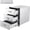 Silver 14x23x21 inch, variant on Outdoor Stainless Steel Drawer, 14x23x15H inch Smooth-Sliding Soft Close Two Storage Drawers, Rustproof & Weatherproof Outdoor Kitchen Drawer with Handle, BBQ Drawers for Garden Grill Island