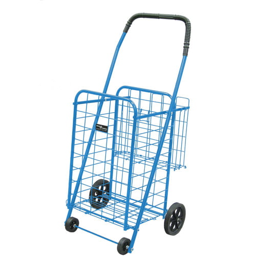 BLUE 125 Lbs Easy Wheels Jumbo+ Cart Capacity 