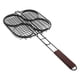thumbnail image 1 of GOOHOCHY Cestas para asar pescado, parrilla para albóndigas al aire libre, parrilla plegable con asa para barbacoa, verduras, camarones, camping y cocina., 1 of 6