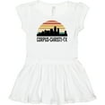 thumbnail image 3 of Inktastic Corpus Christi Texas Skyline Retro Girls Baby Dress, 3 of 5