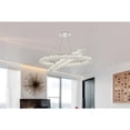 thumbnail image 4 of Monroe Integrated LED light Chrome Chandelier Clear Royal Cut Crystal, 4 of 9