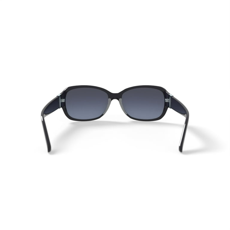 Solvari Women's Rx'Able Fashion Sunglasses, Sydney, Black 58-16