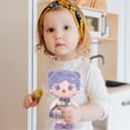 thumbnail image 2 of My First Baby Doll, Cute Rag Doll Soft First Baby Dolls For 1 Year Old Girls For Infants Kids Boy Girl Toddler Purple 9, 2 of 4