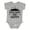 AC-Heather Grey, variant on Hiking Makes Me Happy Mountain Hiker Boys or Girls Baby Bodysuit