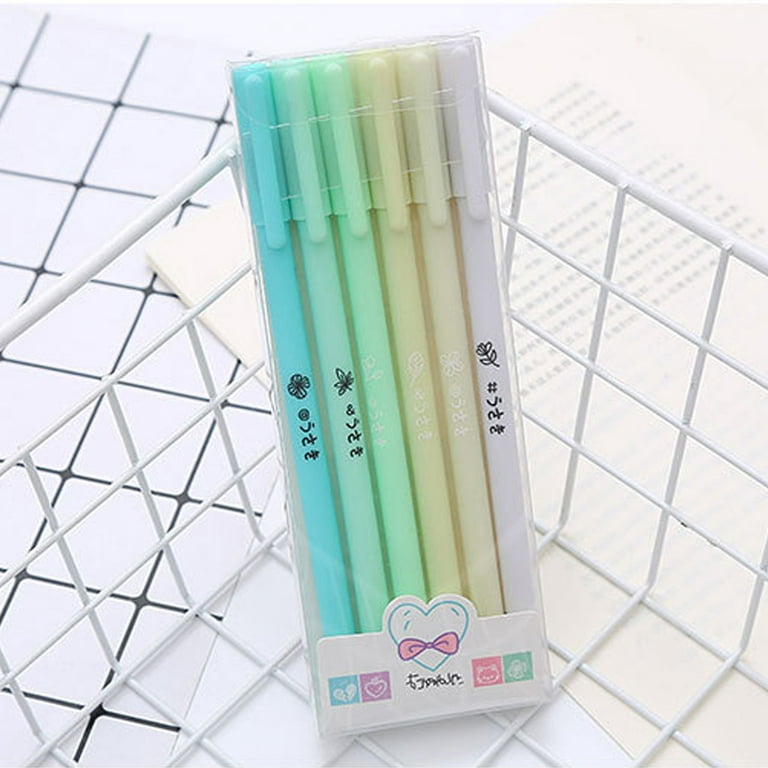 Set of 6 Candy Color Marker Pens Needle Point Pens, Cute Stationery,  Colored Markers, Cute Marker Pens, Cute School Supplies, Full Set 6 -   Sweden