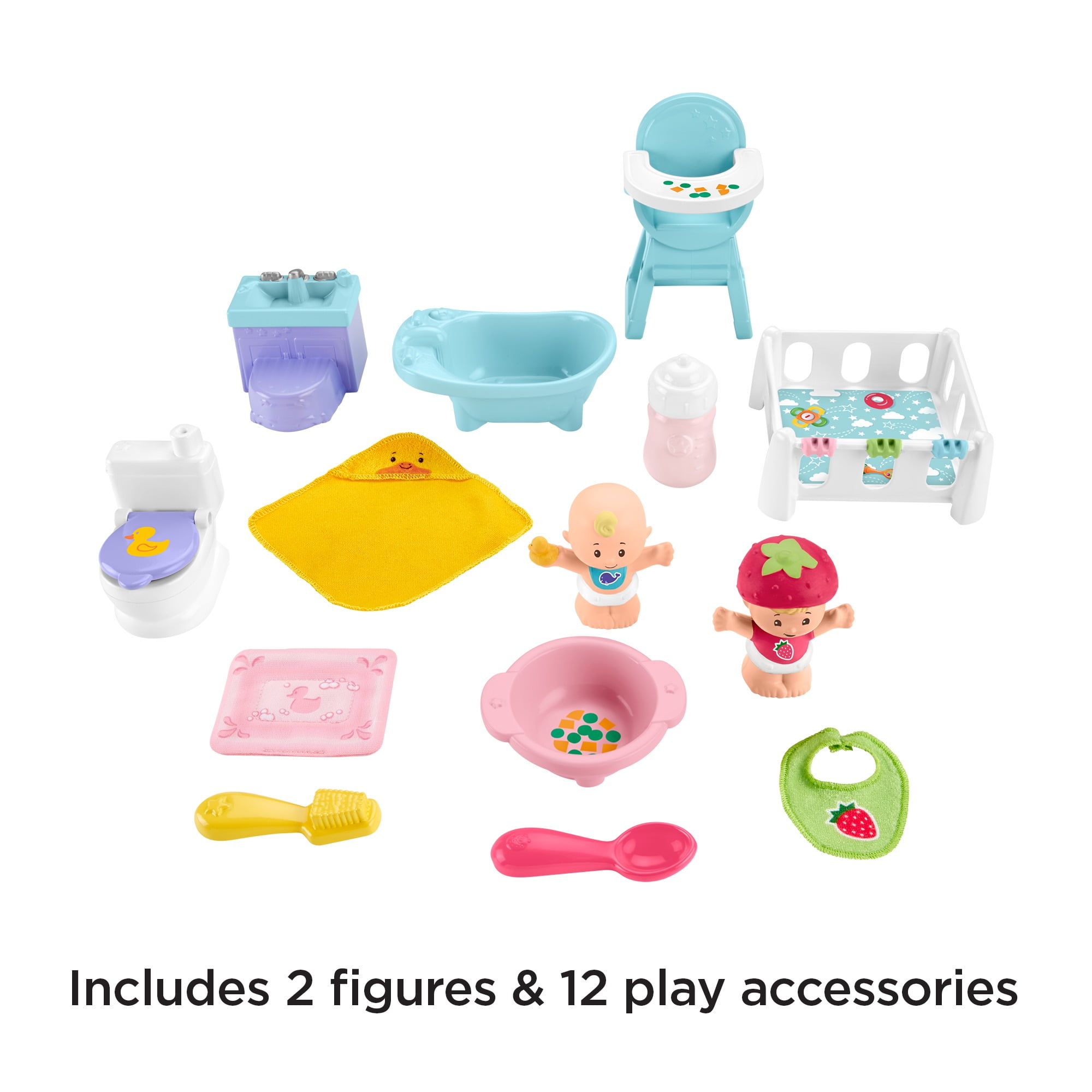 little people babies love & care gift set