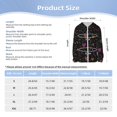 thumbnail image 5 of Cauagu Heart and Stars Print Sun Protection Jacket for Teen,Full-Zipper Long Sleeve Sun Shirts with Pockets UV Hoodie Shirts Outdoor Athletic Jacket-Medium, 5 of 7
